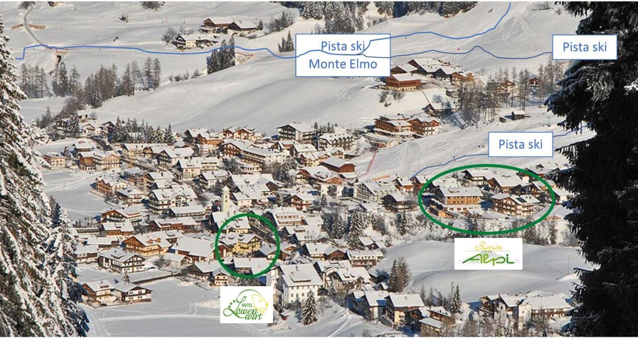 Hotel Loewenwirt Sexten Bagian luar foto